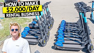 DONT open a Scooter Rental Business until you watch this!