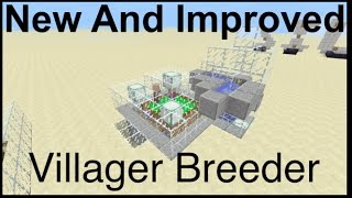 New And Improved Villager Breeder Tutorial Pc Xbox One Ps4 Minecraft