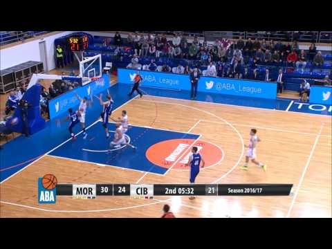 DENIED! Nik Slavica pulls off BLOCK OF THE NIGHT! (Mornar - Cibona, 27.12.2016)