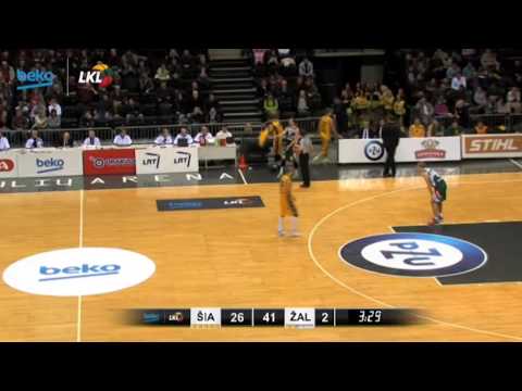BEKO-LKL rungtynės: Šiaulių „Šiauliai“ - Kauno „Žalgiris" [2014-10-26]