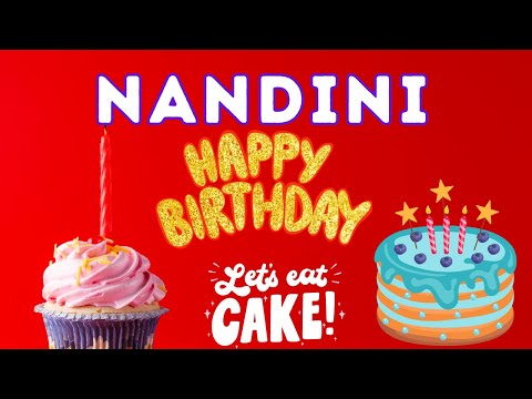 Happy Birthday Nandini, Birthday of Nandini, Best Birthday Wishes, hbd
