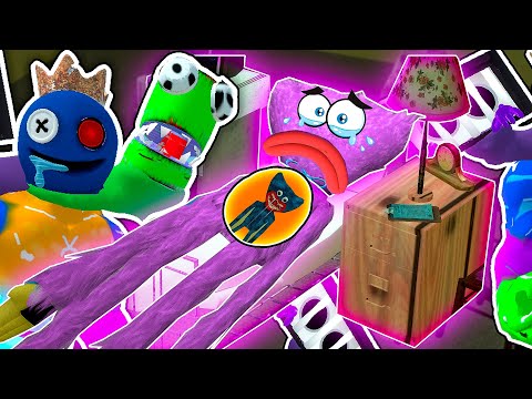 KISSY MISSY IS PREGNANT! HUGGY WUGGY SAVES HER FROM RAINBOW FRIENDS MUTANT In Garry's Mod!