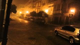 preview picture of video 'Lluvia y tormenta en Porcuna 2013-08-29 06:16 AM'