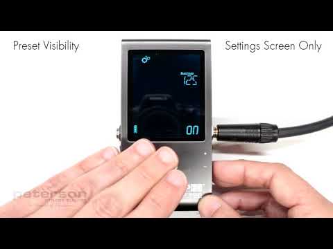 StroboStomp HD Video Instruction Manual - 15 - Preset Visibility