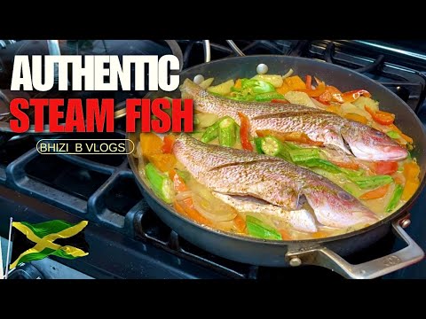 Coconut Steam Fish | Authentic Jamaican Steam Fish | how to make steam fish at home