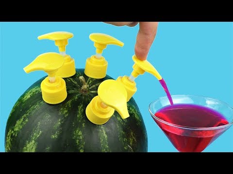 17 SIMPLE LIFE HACKS WITH WATERMELON!