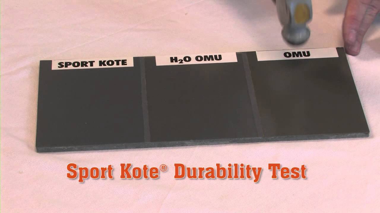 Sport Kote Durability Test