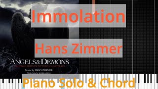 🎹Immolation, Solo &amp; Chord, Hans Zimmer, Synthesia Piano
