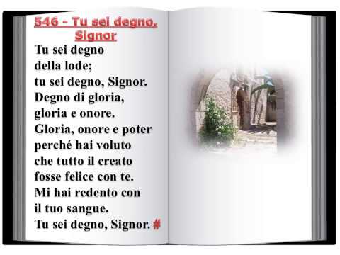 546 Tu sei degno, Signor - Innario Chiesa Cristiana Avventista del Settimo Giorno 2014