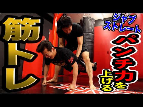 一流トレーナーが教えるパンチ力を上げる筋トレ！【ジャブ&ストレート編】5Sアカデミー木内周史さん