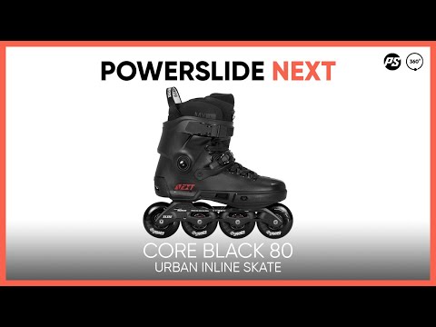 Powerslide Next Core Black 80 urban skates - Product Video