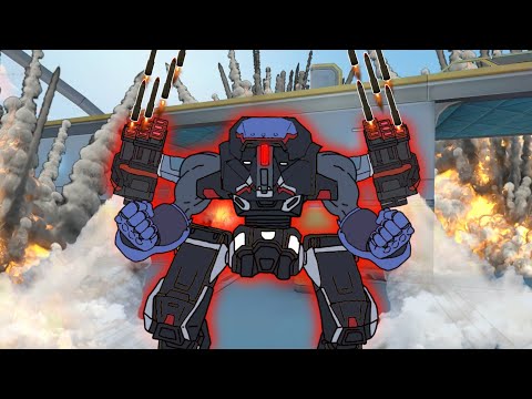 Rocket Mortar 12 GUARDIAN , Mech Arena funny video