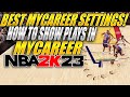 HOW TO RUN PLAYS ON ANY BUILD IN MYCAREER! BEST MYCAREER SETTINGS IN NBA 2K23! 2K23 TIPS & TRICKS