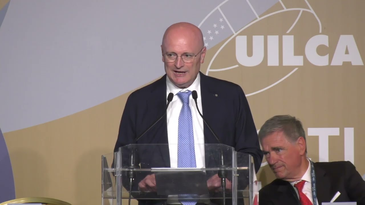 Giancarlo Fancel, Country Manager Italia Generali all'8° Congresso Nazionale Uilca