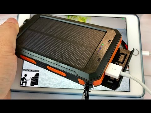 Unboxing of solar power bank