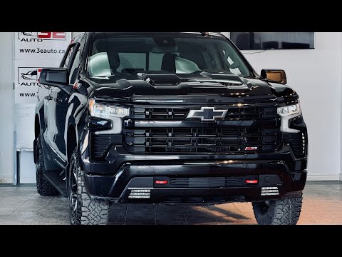 2022 Chevrolet Silverado 1500 Crew Cab Standard Box 4-Wheel Drive LT Trail Boss in Black for sale at 3E Auto Sales in Mount Pearl, NL