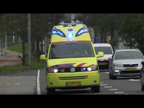 A1, Silverline Ambulance 02-119 Dokkum naar het Medisch Centrum Leeuwarden