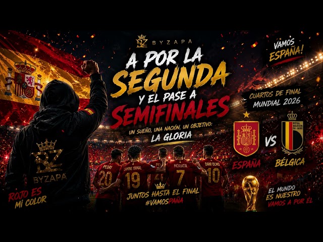 Vídeo relacionado con PAX TEXTIL - Camiseta Roja ¡Vamos España! 2026, Diseño Exclusivo, Fabricada en España, para Hombre, Mujer y Niño | Camiseta Roja para Animar a la Selección en Eventos Deportivos (L)