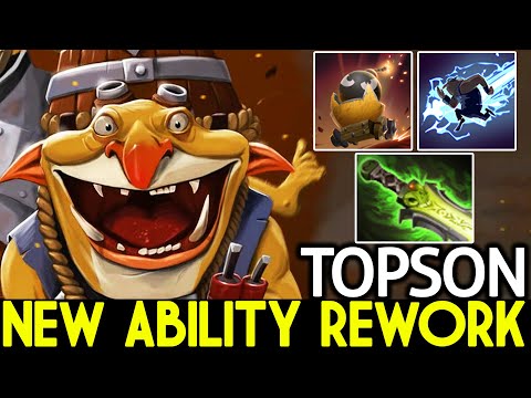 TOPSON [Techies] New Ability Rework with Cancer Build Dota 2