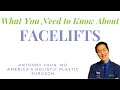 What Everyone Needs To Know About Facelifts