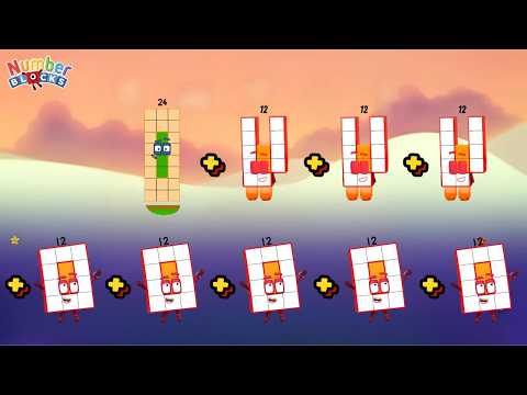 NUMBERBLOCKS REPEATED ADDITION | 11 TO 19 TIMES TABLE | MULTIPLICATION FOR KIDS @ColorArt_id