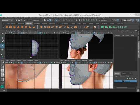 Learn Maya Character Head Modeling for Beginners