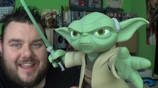 Star Wars ToyBox Jedi Master Yoda Action Figure Disney Store Exclusive Toy Review