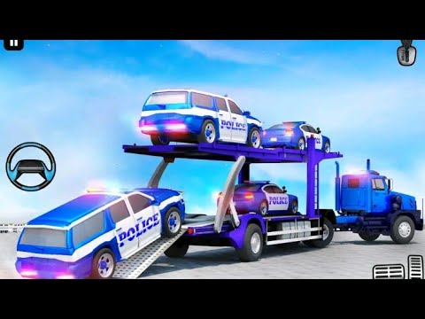 Us Police Cop Car Transporter Truck 2020 Android Games please Full HD