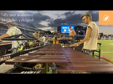 Bluecoats 2022 “Riffs and Revelations” Xylophone Phone Cam | Ben Miller