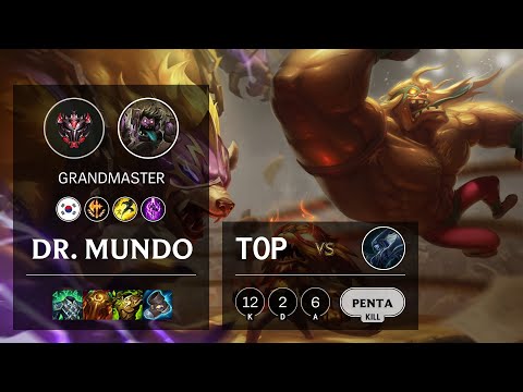 Dr. Mundo Top vs Lissandra - KR Grandmaster Patch 11.3