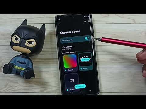 Motorola Edge 50 Fusion | How to Set COLORS Screen Saver