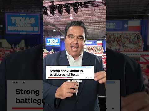 Strong early voting numbers in battleground Texas