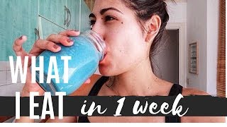 what I ate for 1 week as a vegetarian | weekly vlog