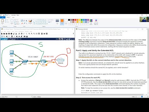 26.2.2 Packet Tracer - Configure Extended IPv4 ACLs - Scenario 2