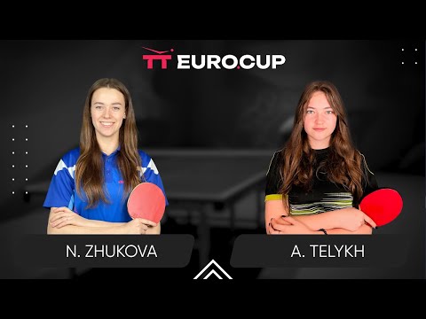 12:25 Nadiia Zhukova - Anastasiia Telykh 15.06.2024 TT Euro.Cup Women Ukraine Star. TABLE 3