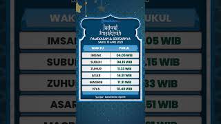 Jadwal Salat & Imsakiyah 15 April 2023 untuk Wilayah Kabupaten Bangkalan Madura dan Sekitarnya