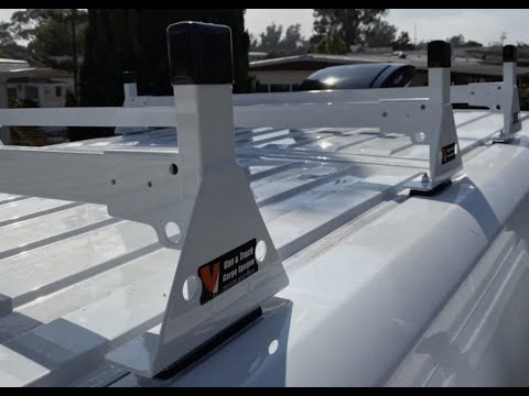 VanTech H1 Roof Rack 2 Bar Install - Ram ProMaster Extended High Roof 2018