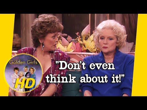 Arnie & Bud leave before Blanche has a kiss at midnight! - Golden Girls HD