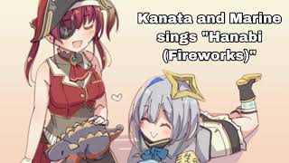 Download lagu Kanata and Marine sings Hanabi... mp3
