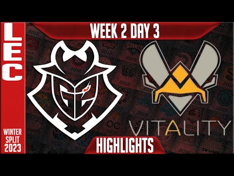 G2 vs VIT Highlights | LEC Winter 2023 W2D3 | G2 Esports vs Team Vitality