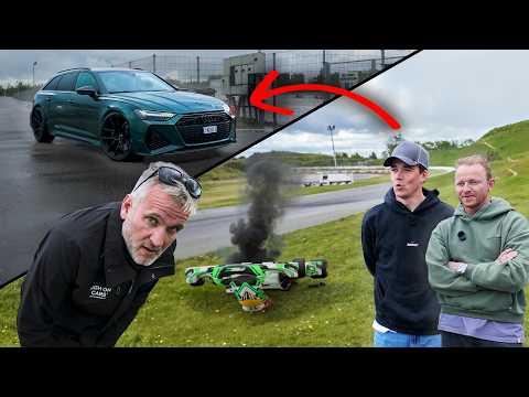 Nu har Mads P's RS6 over 1000HK! Det ender i kæmpe CRASH!?