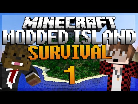 Minecraft Survival Island Mods Ep. 1 "MEROME THE GOAT" w/ BajanCanadian! | JeromeASF