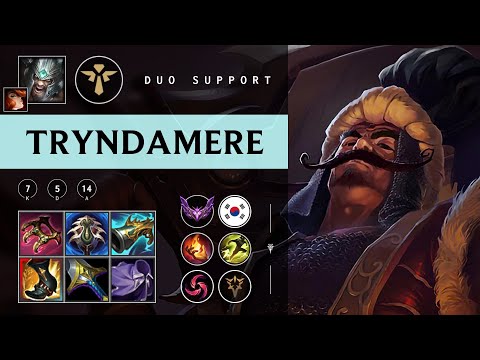 Tryndamere Support vs Nautilus - KR Master Patch 25.22