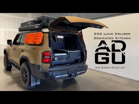 Land Cruiser 250 Advanced Fridge Slide and Storage Drawer by Air Down Gear Up