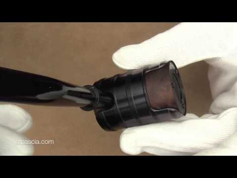 pipa Tsuge Metal Tankard Thunderstorm Black - pipe 230