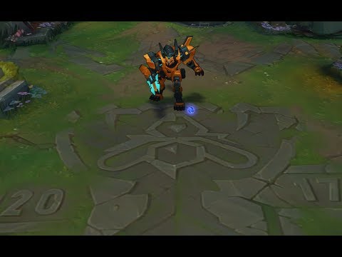 MECHA RENGAR WITH CHROMAS | SKIN LEAGUE OF LEGENDS