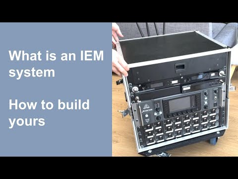 What is an in-ear monitor system, and How to build an IEM rack for your band