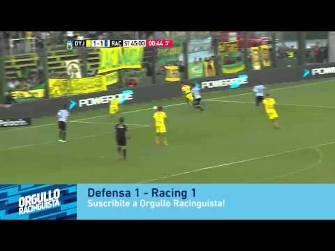 Carambola en el área! Defensa 1 vs Racing 1