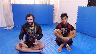 Opposite hip Ashi heel hook from a shin on shin variation -  technique breakdown & match analysis