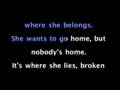 Avril Lavigne - Nobody's Home Karaoke Video ...